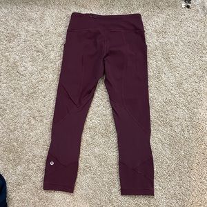Lululemon Pace Rival Highrise Crop Size 4